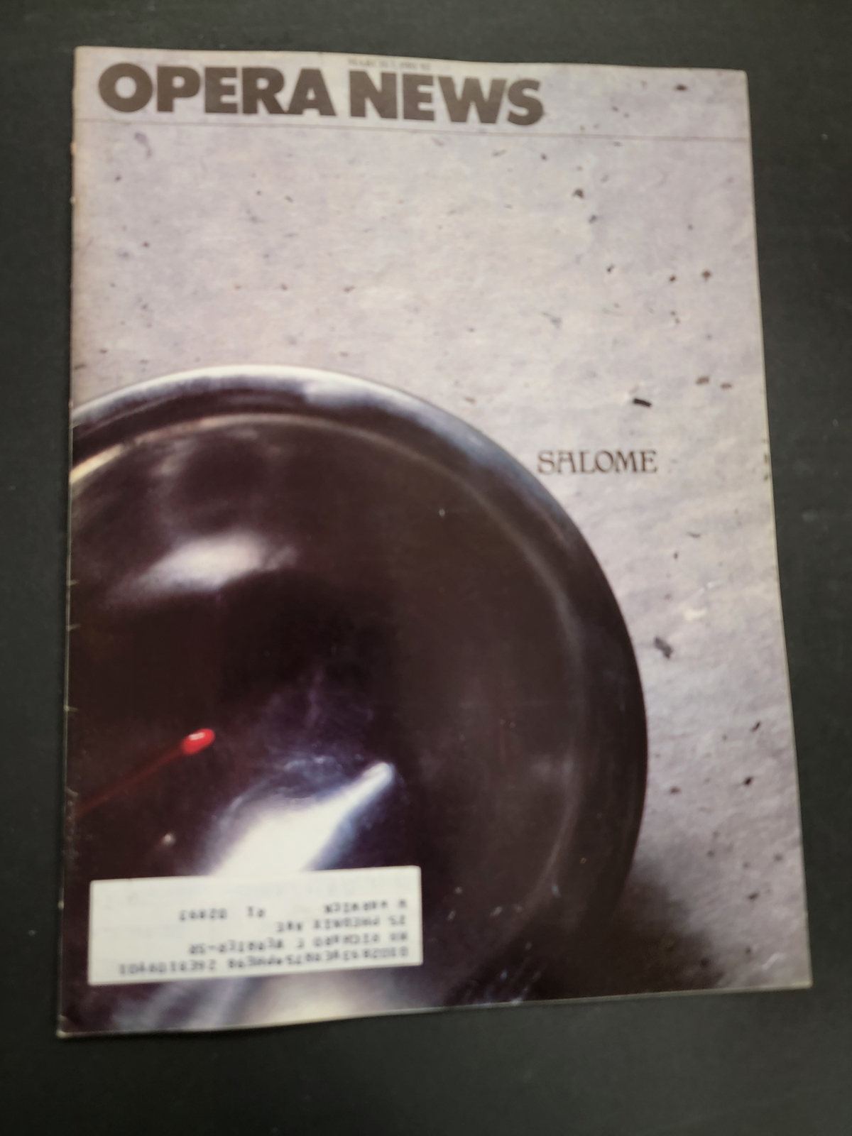 Opera News Magazine March 7 1981 Salome M454 eBay