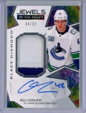 2020-21 Black Diamond Jewels of the Draft - Olli Juolevi RC PATCH AUTO /99