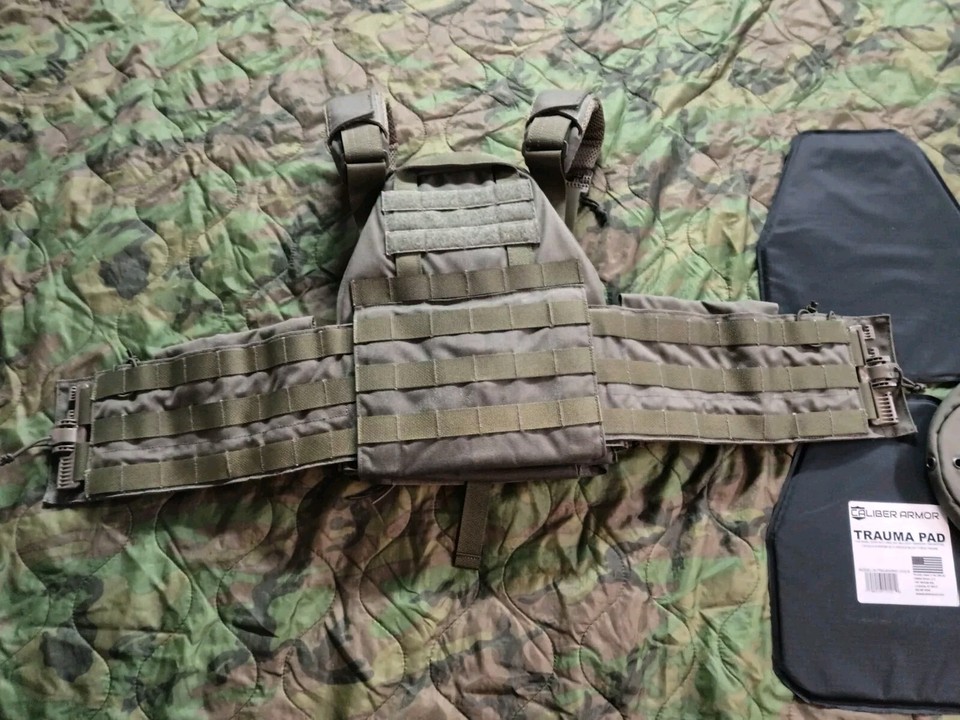 Tarkov Wartech TV102 Plate Carrier, Waist Pouch "Reaper" UP117, Stich