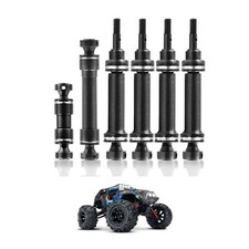 Front & Rear CVD Drive Shaft Center Shaft Set Steel for 1/16 Traxxas SUMMIT