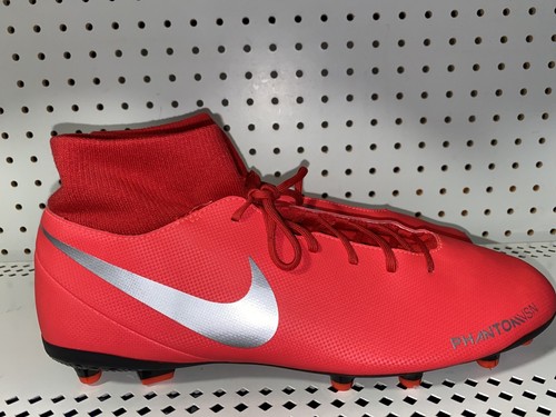 Nike Phantom VSN Club DF FG mg Hombre Botines De Fútbol Talla 13 Rojo Gris  | eBay