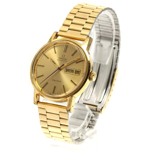 OMEGA Geneve 166.0117 Cal.1022 Day Date Gold Dial Automatic Men's Watch_884836 - Picture 2 of 9