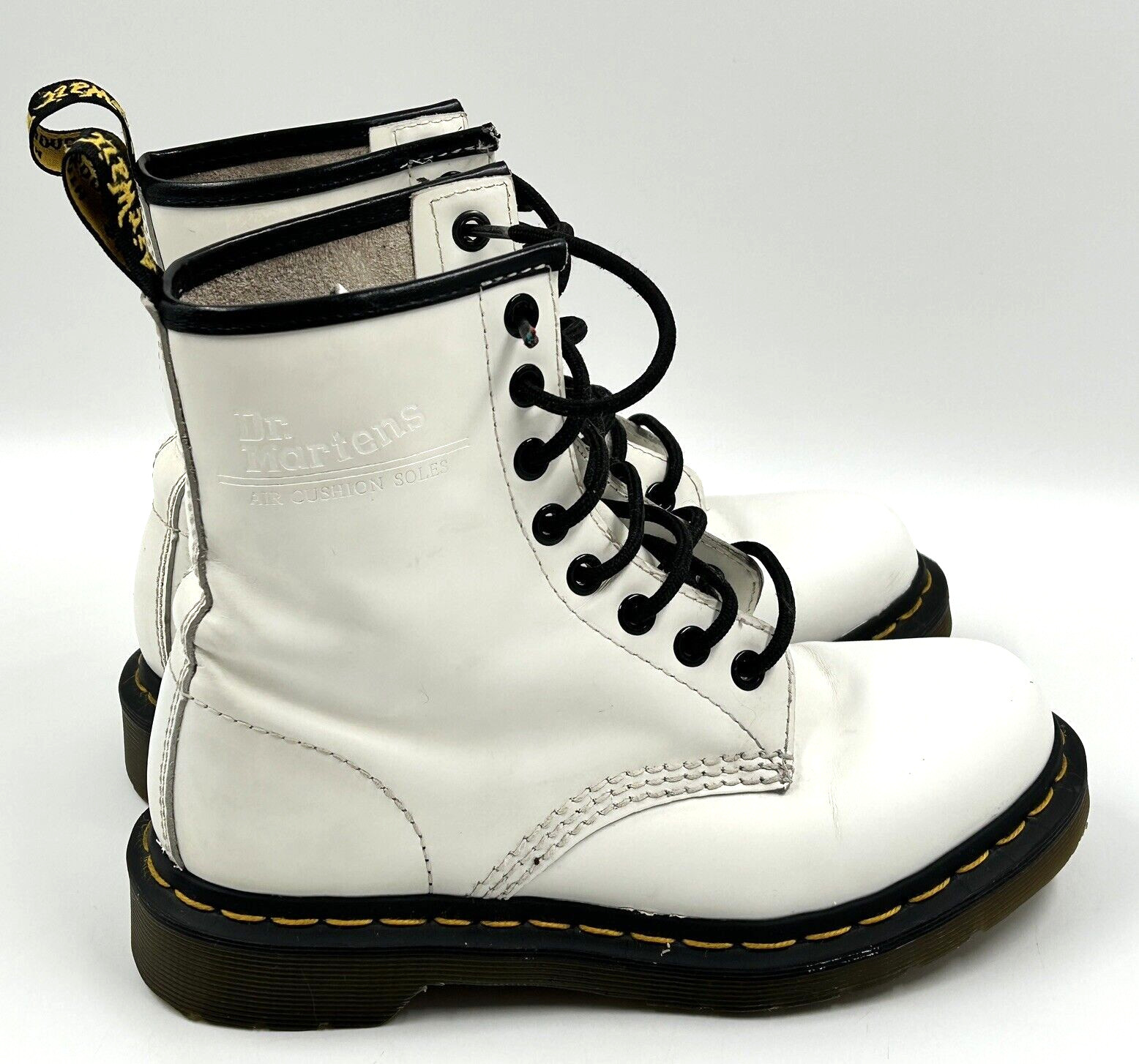 Doc Dr Martens Air Wair 11821 White Boots 8 Eyelet US Women’s Size 5 thumbnail 8