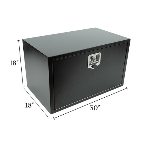 24"/ 30"/ 36"/ 48" x 18"x 18" Iron Truck Tool Box for Pickup Trailer RV Storage - Picture 9 of 17