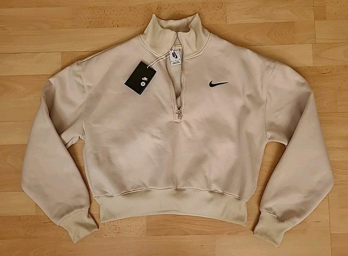 nike quarter zip womens crop