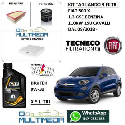 Kit Tagliando Olio Selenia 5w30 Fiat Punto - Ricambi Auto SMC - Foto 3