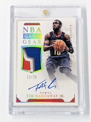 2015-16 National Treasures NBA Game Gear Sigs Prime #GGTHJ Tim