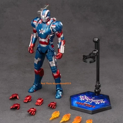 ZD Toys M ir0n Man War Machine ir0n Patriot Action Figure Collection Model - Picture 6 of 15