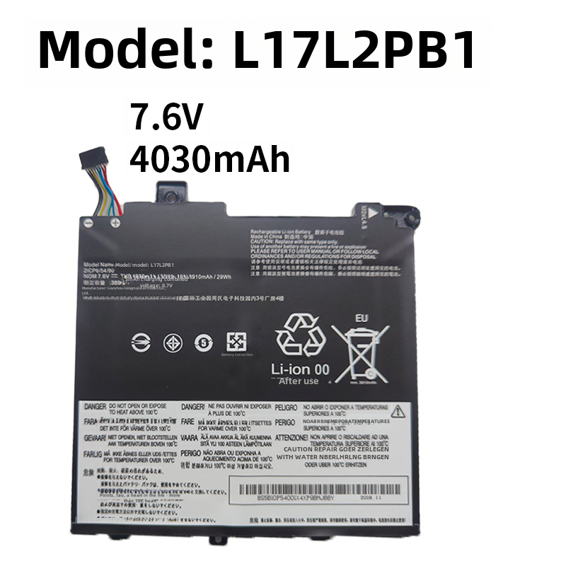 For Lenovo L17L2PB1 E43-80 K43C-80 V130 V330-14IKB laptop battery