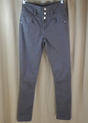 Refuge Size 4 Gray Skinny Leg Jeans