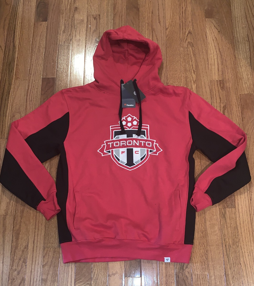 Men's Toronto FC Fanatics Branded Pullover Hoodie Sweatshirt NWT Large L - Main Image
