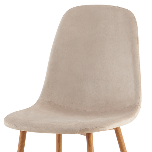 DS Living Luxe Dining Chair with Wood Printed Coating Legs - Mutliple Colours - Picture 38 of 50