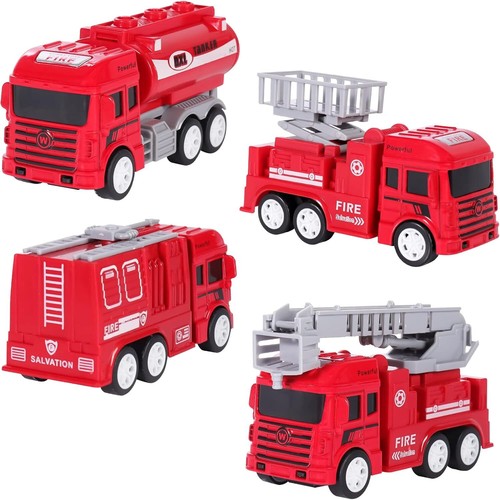 Feuerwehrauto Technik Fahrzeug Öko-Hygiene Autos Spielzeug Junge Geschenk Spielzeug für Kinder - Bild 10 von 23
