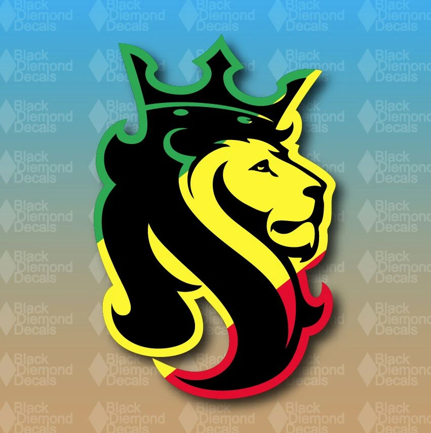 OG Abel Lion Rasta Rastafari Tattoo 6" Custom Vinyl Decal Sticker | eBay
