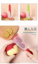 Multifunction Peeler With Storage Box for Fruits Vegetables (Green)