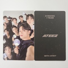 ATEEZ Light Stick ver.2 KQ SHOP POB Photo Card Official K-POP Authentic Goods