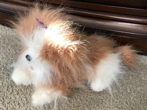 2009 Hasbro Furreal Friends Shih Tzu 7 Brown White Baby Newborn