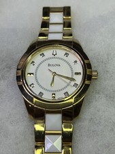 Bulova Marine Star Women's White Watch 98P187 101