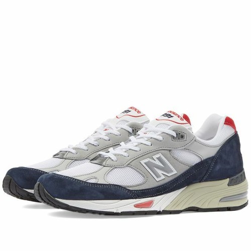 New Balance 991 Grey Navy Blue White 