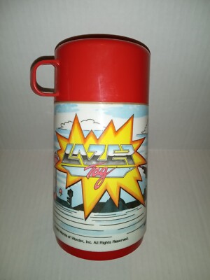 Lazer Tag Lunch Thermos Only Aladdin nice condition (E)