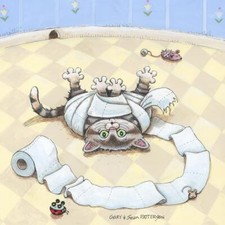 Ceramic Backsplash Tile Mural Comical Fun Funny Kitchen/Bathroom - Home Alone