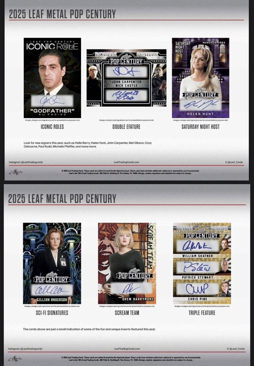 2025 Leaf Red Carpet Collection Factory Hobby Box for sale online