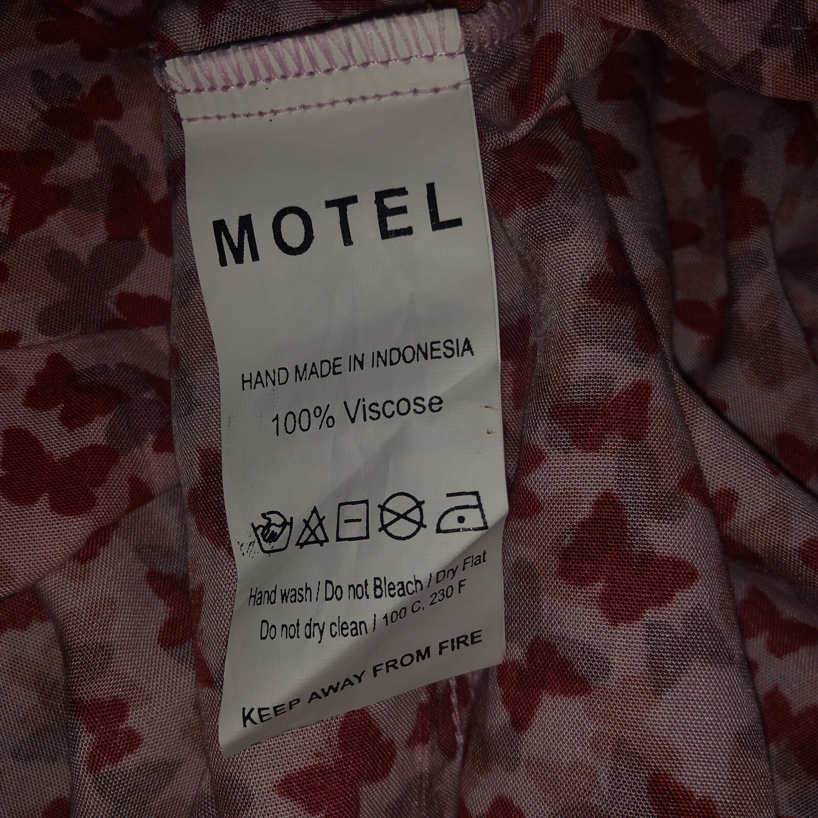 Motel Rocks Butterfly Print Dress eBay