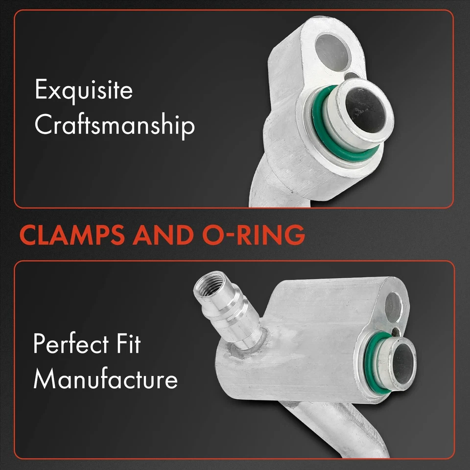 Conjunto de mangueira de linha de sucção CA A/C para Hyundai Accent 1995 1996 1997-1999 L4 1,5L - Imagem 3 de 4