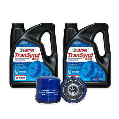 2 Gallons Allison Transynd TES 668 Synthetic Trans Fluid ACDelco Spin On Filter