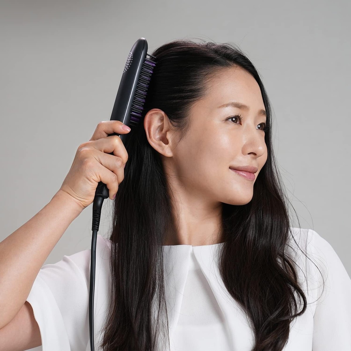 YA-MAN STRAIGHT HAIR IRON HAIR STYLING HOT BRUSH DAFNI nano DH16N