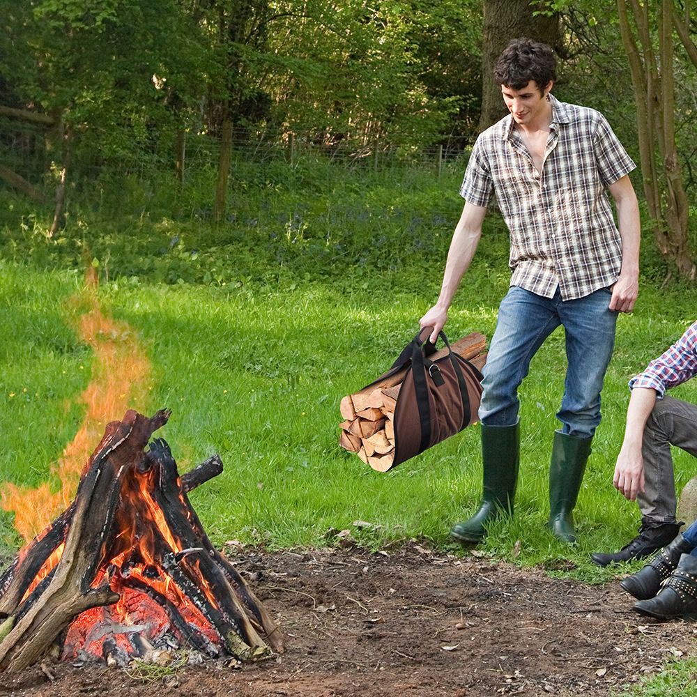 Wood Carrying Bag Firewood Log Holder Log Storage Holder Firewood Carrier  Bag | eBay