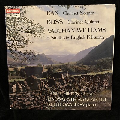 BAX Sonata, BLISS Quintet, VAUGHAN WILIAMS - HILTON, Lindsay Qut - CHANDOS ST LP