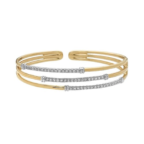 Nadia Ladies Cuff Watch New‎ Battery 21MM 7\