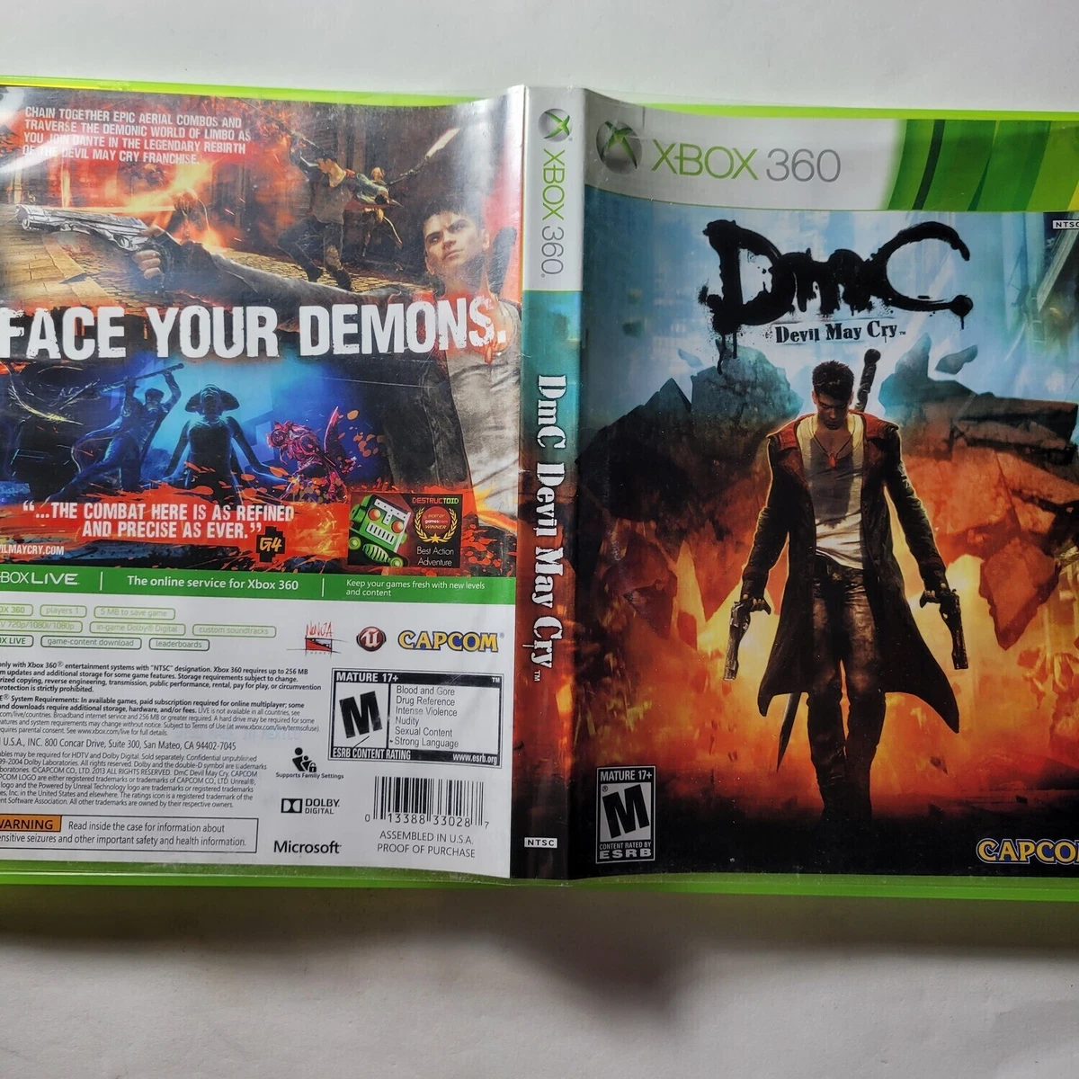 DMC Devil May Cry Xbox 360