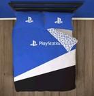 PlayStation PS4 PS5 Double Duvet Reversible Bedding Set Gaming Quilt Cover
