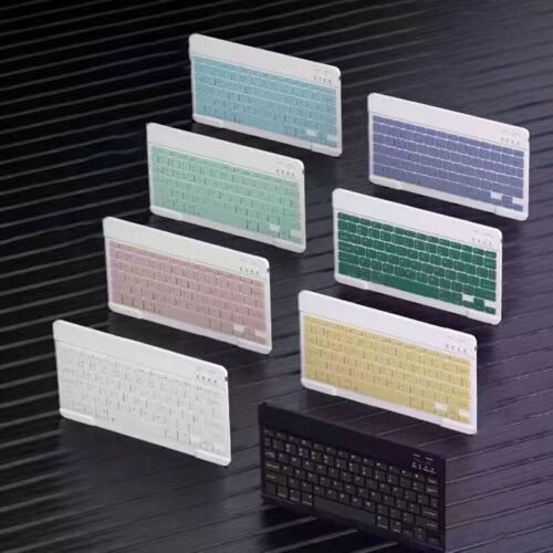 Wireless Bluetooth mouse keyboard suit ultrathin Rechargeable for PC ipad Mac - Picture 2 of 18