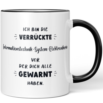 Ich bin die verrückte Informationstechnik-System-Elektronikerin vor 10006989212