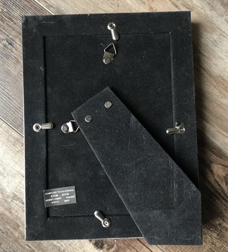 Rustic Picture Frame 5 X 7 Photo Frame Black Tone Classy - Picture 5 of 7