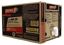 MAG 1 (66077) Full Synthetic SAE 0W-20 Motor Oil – 6 Gallon EnviroBox 23.16 per gallon
