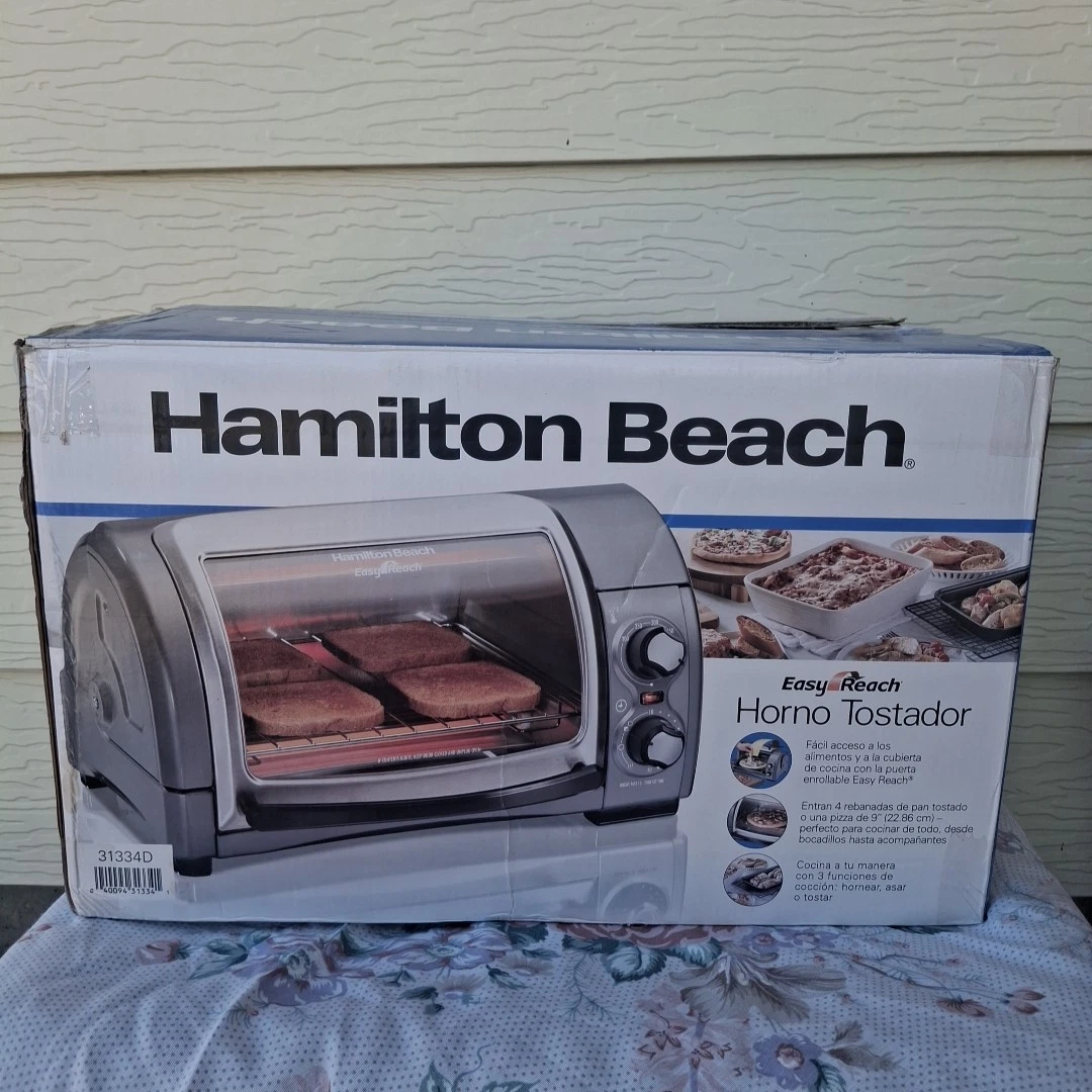 Hamilton Beach Easy Reach 4 Slice Toaster Oven, Model31334D
Opens in a new window or tab