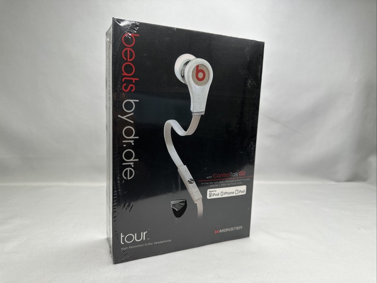 Beats by Dr. Dre Monster Tour In-Ear Headphones Earphones - White