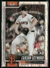 2026 Topps Carson Seymour #112 Sandglitter RC Giants