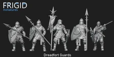 Dreadfort Guards And Archers x10 Customs 28mm By Frigid