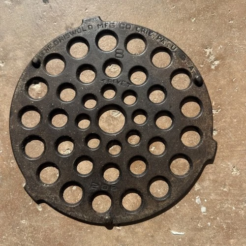 Griswold #8 P/N 206 Cast Iron Trivet