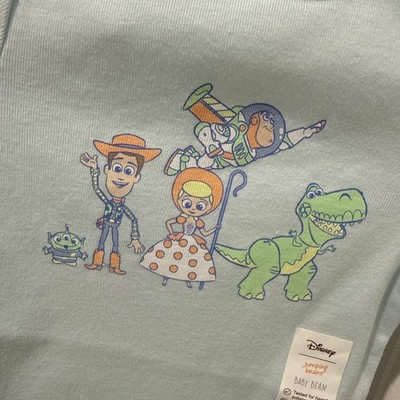 NWT Baby 3M Jumping Beans Blue Toy Story Bodysuit Woody Buzz Lightyear 