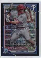 2024 Bowman Chrome Prospects Mega Box Navy Mojo Refractor /175 Aidan Miller 02u3