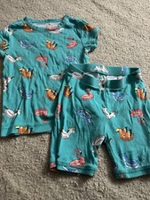 Gap kids size 6 Aqua Summer Floaties Short Pajama Set