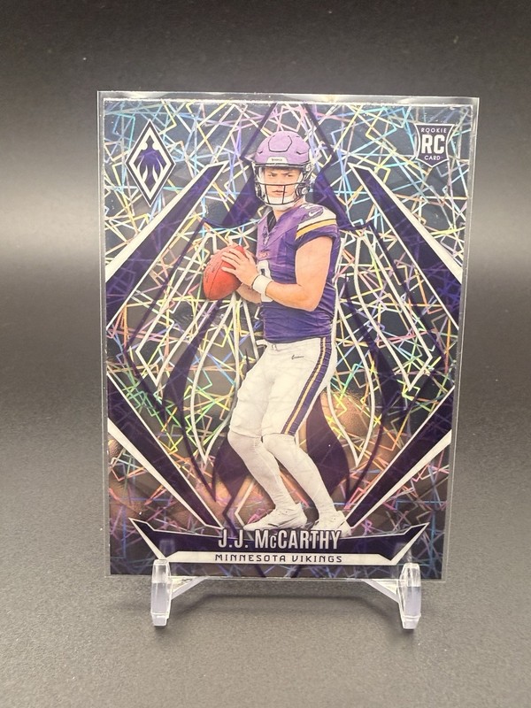 J.J. McCarthy Rookie Card Lot (7) Select Phoenix Mosaic Donruss Absolute RC