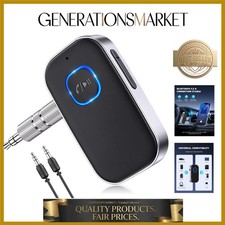 Bluetooth Receiver for Car, Noise Cancelling 3.5mm AUX Bluetooth Car Adapter,...
