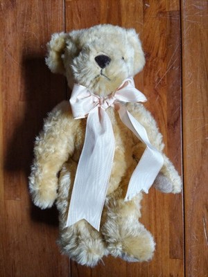 Tokyo Ginza Mikimoto International Teddy Bear Plush necklace Gift Rare C914